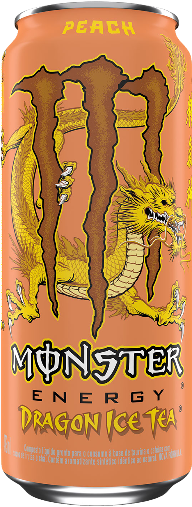 Monster Energy Dragon Ice Tea Pêssego 473ml